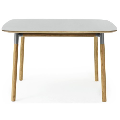 grey linoleum/oak - 120x120cm - Form table - Normann Copenhagen