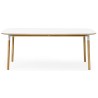 blanc stratifié/chêne - 95x200cm - table Form - Normann Copenhagen