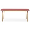 red linoleum/oak - 95x200cm - Form table - Normann Copenhagen