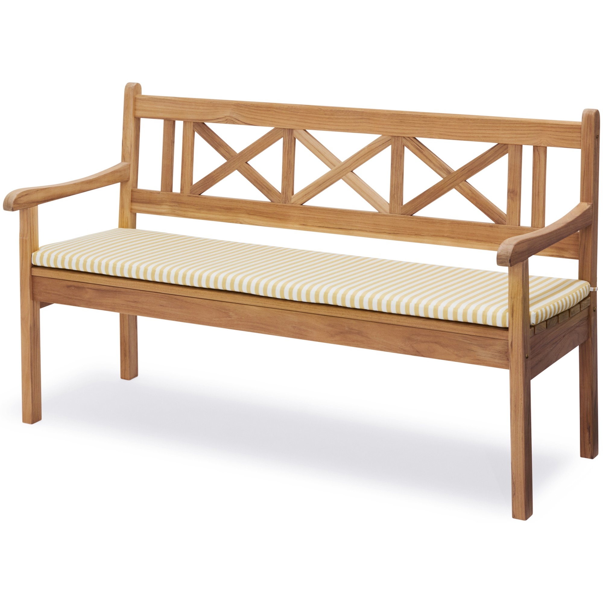 Golden Yellow Stripe Cushion for Skagen Bench – Skagerak