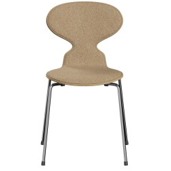 Ant Chair – oak  + fabric Vanir 413  + chrome legs - Fritz Hansen