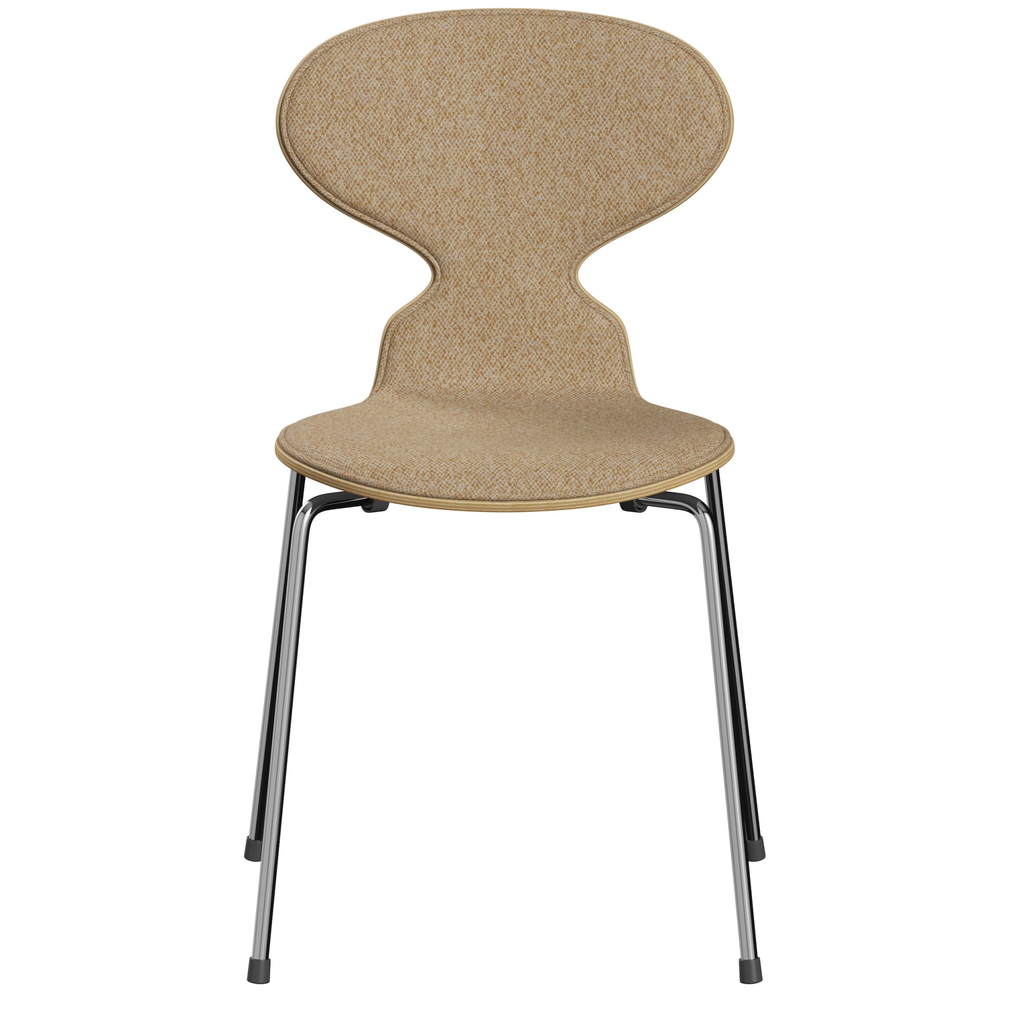 Ant Chair – oak  + fabric Vanir 413  + chrome legs - Fritz Hansen