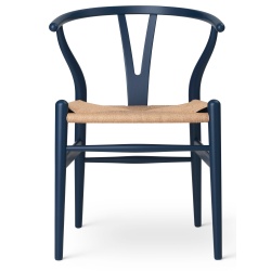 Carl Hansen & Søn – CH24 Soft Color chair, blue and natural papercord