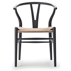 Carl Hansen & Søn – CH24 Soft Color chair, anthracite grey and natural papercord