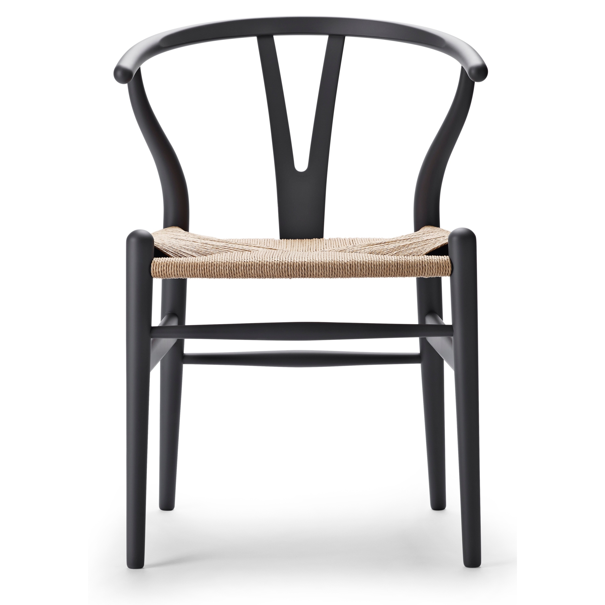 Carl Hansen & Søn – CH24 Soft Color chair, anthracite grey and natural papercord