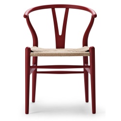 Carl Hansen & Søn – CH24 Soft Color chair, red brown and natural papercord