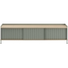 chêne/dusty green - buffet horizontal Enfold – L186 x P45 xH48cm - Muuto