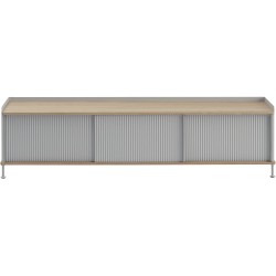 oak/grey - horizontal Enfold sideboard – W186 x D45 xH48cm - Muuto