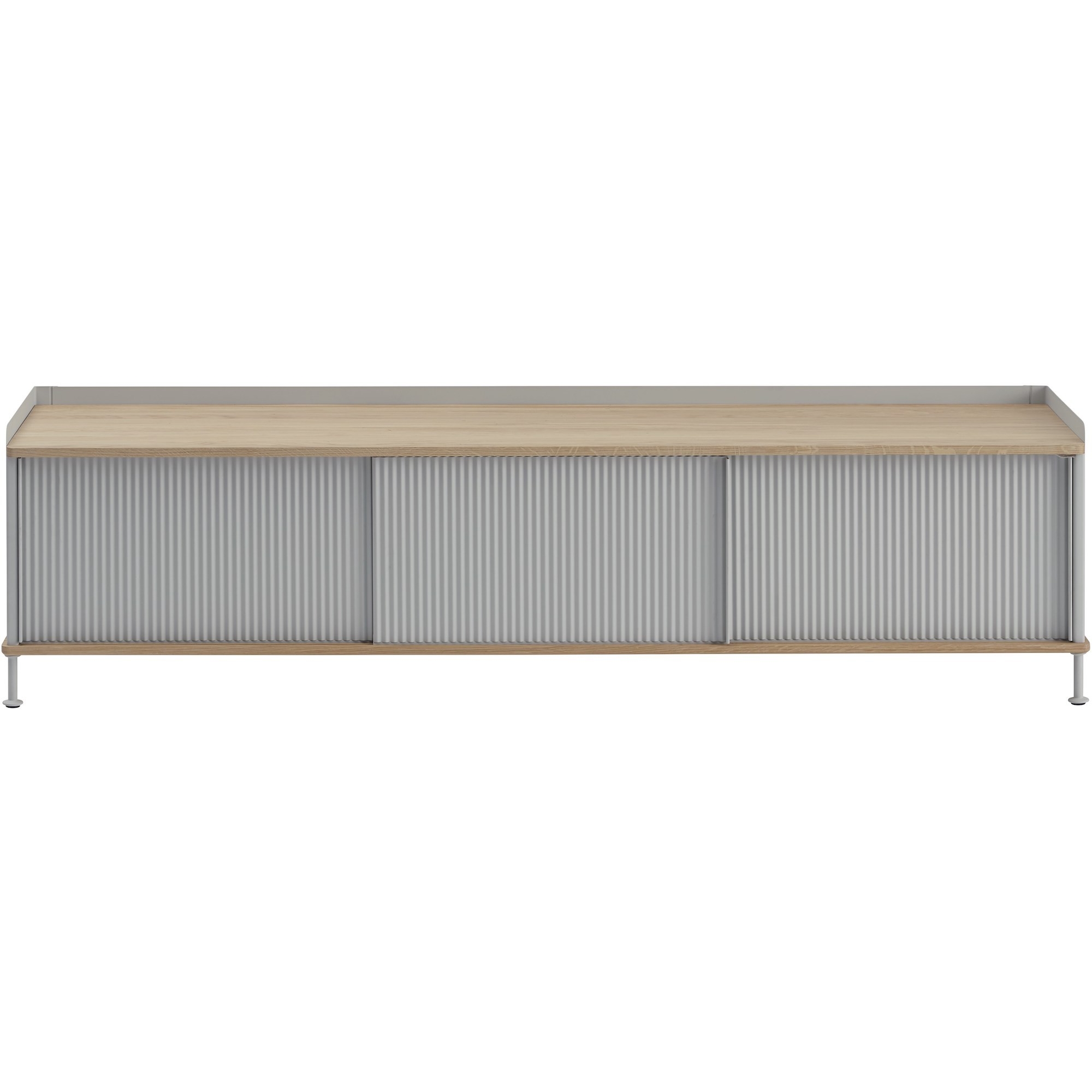 chêne/gris - buffet horizontal Enfold – L186 x P45 xH48cm - Muuto