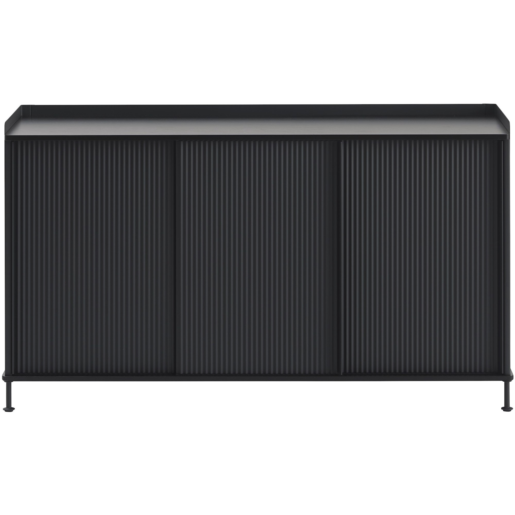 black/black - vertical Enfold sideboard – W148 x D45 x H85cm - Muuto