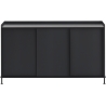 black/black - vertical Enfold sideboard – W148 x D45 x H85cm - Muuto