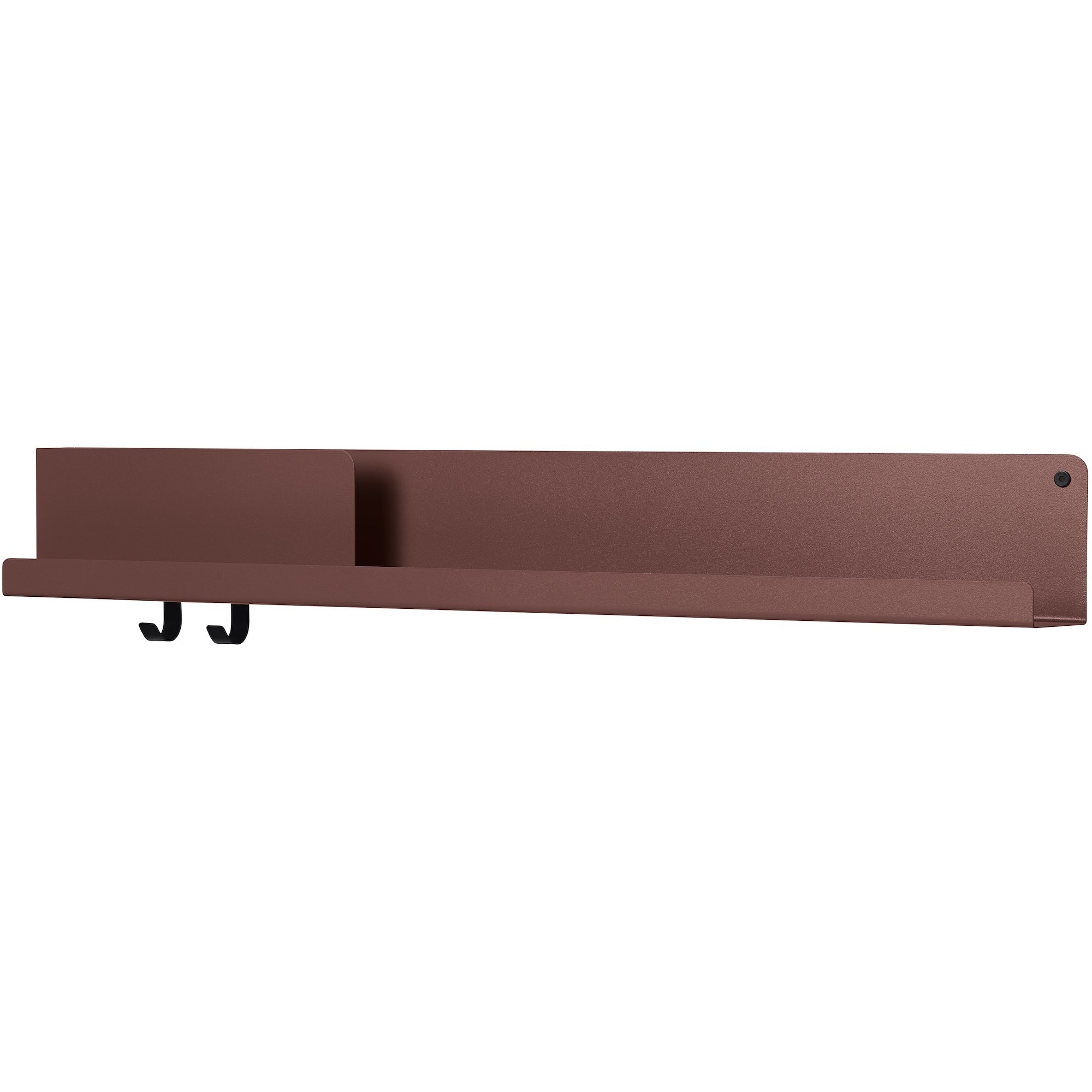 Folded shelf - Deep Red - L96 x P11,4 x H13 cm - Muuto