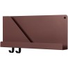 Folded shelf - Deep Red - L51 x P6,9 x H22 cm - Muuto