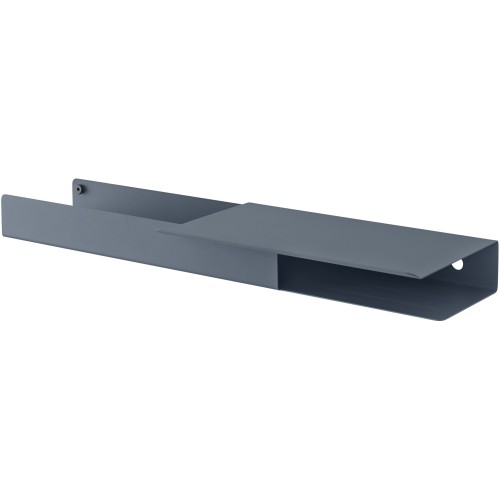 Folded shelf - Plateform - Blue-Grey - Muuto