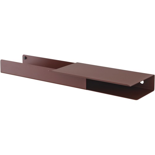 Folded shelf - Plateforme - Deep Red - Muuto