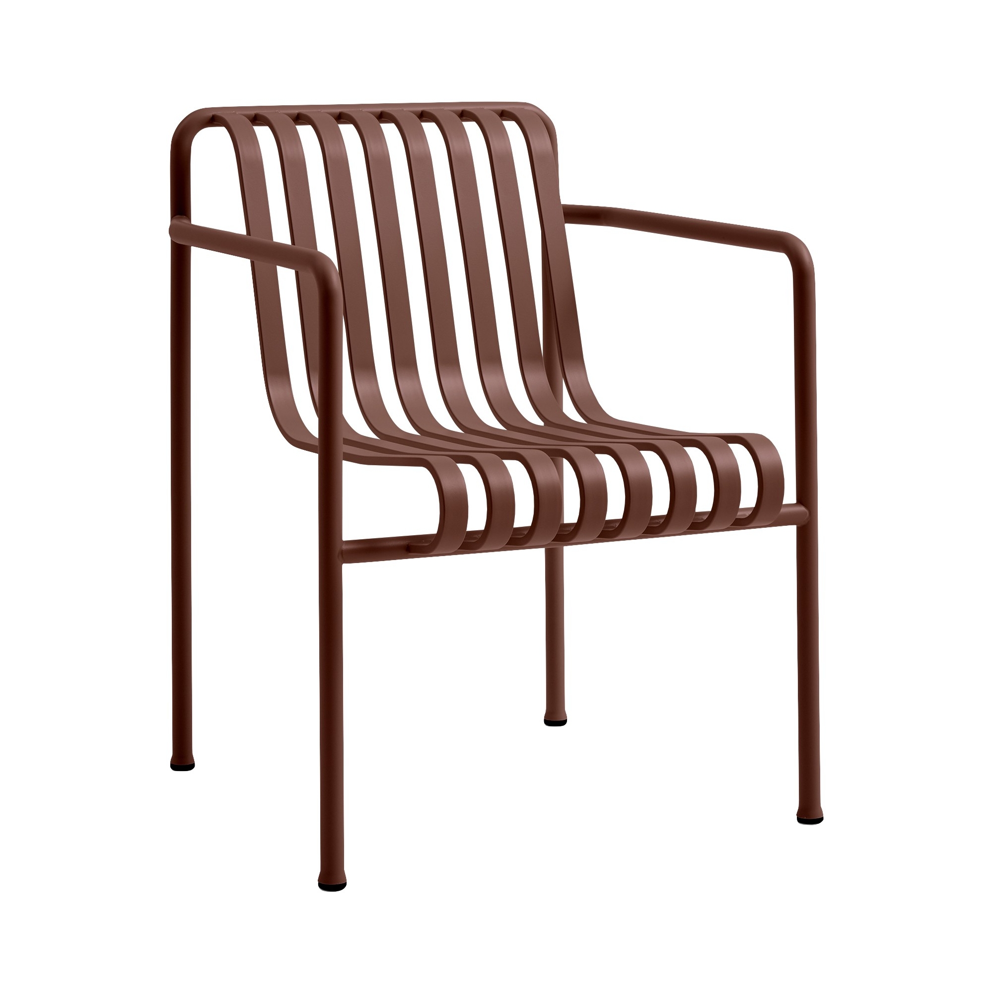 Dining armchair - Palissade Iron red - HAY