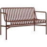 banc de table avec accoudoirs - Palissade Iron red - HAY