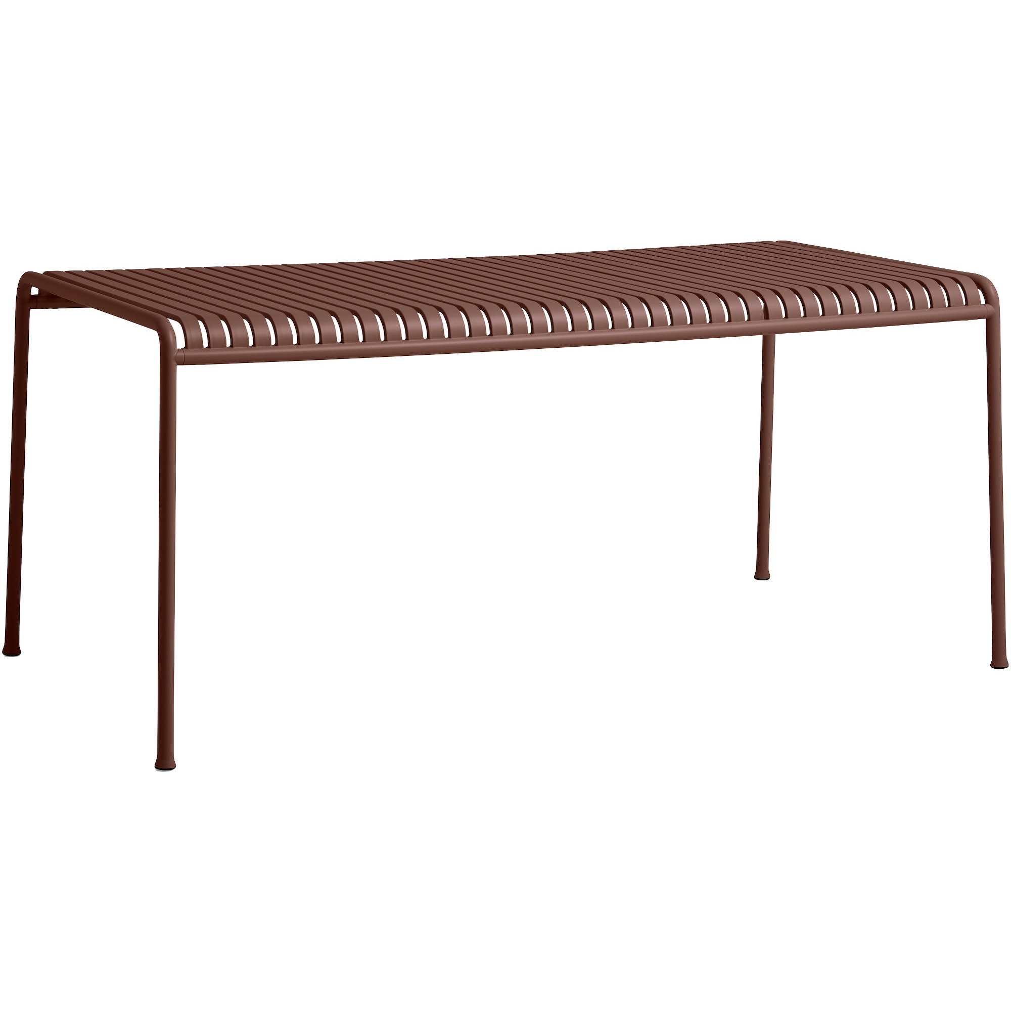 170 x 90 cm table - Palissade Iron red - HAY