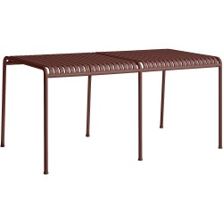 pied de table intermédiaire - Palissade Iron red - HAY