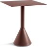 65 x 65 cm cone table - Palissade Iron red - HAY