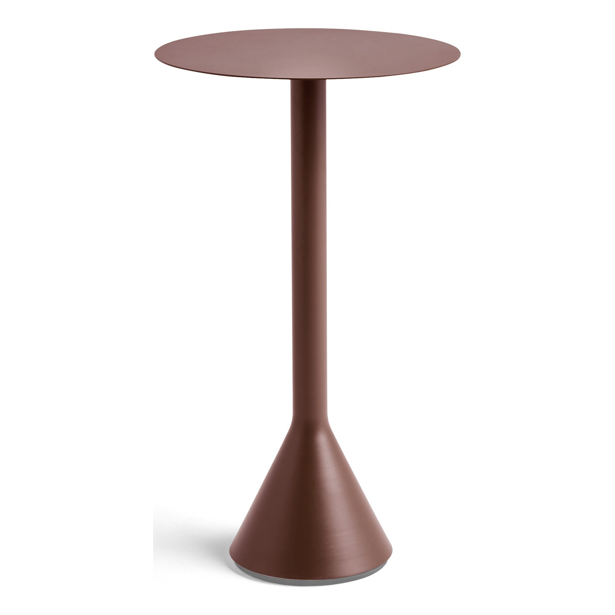 Ø60 x 105 cm cone high table - Palissade Iron red - HAY