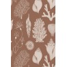 toffee brown - Shells Wallpaper - Katie Scott - Ferm Living