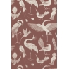 OUT OF STOCK - Dusty red - Birds Wallpaper - Katie Scott - Ferm Living