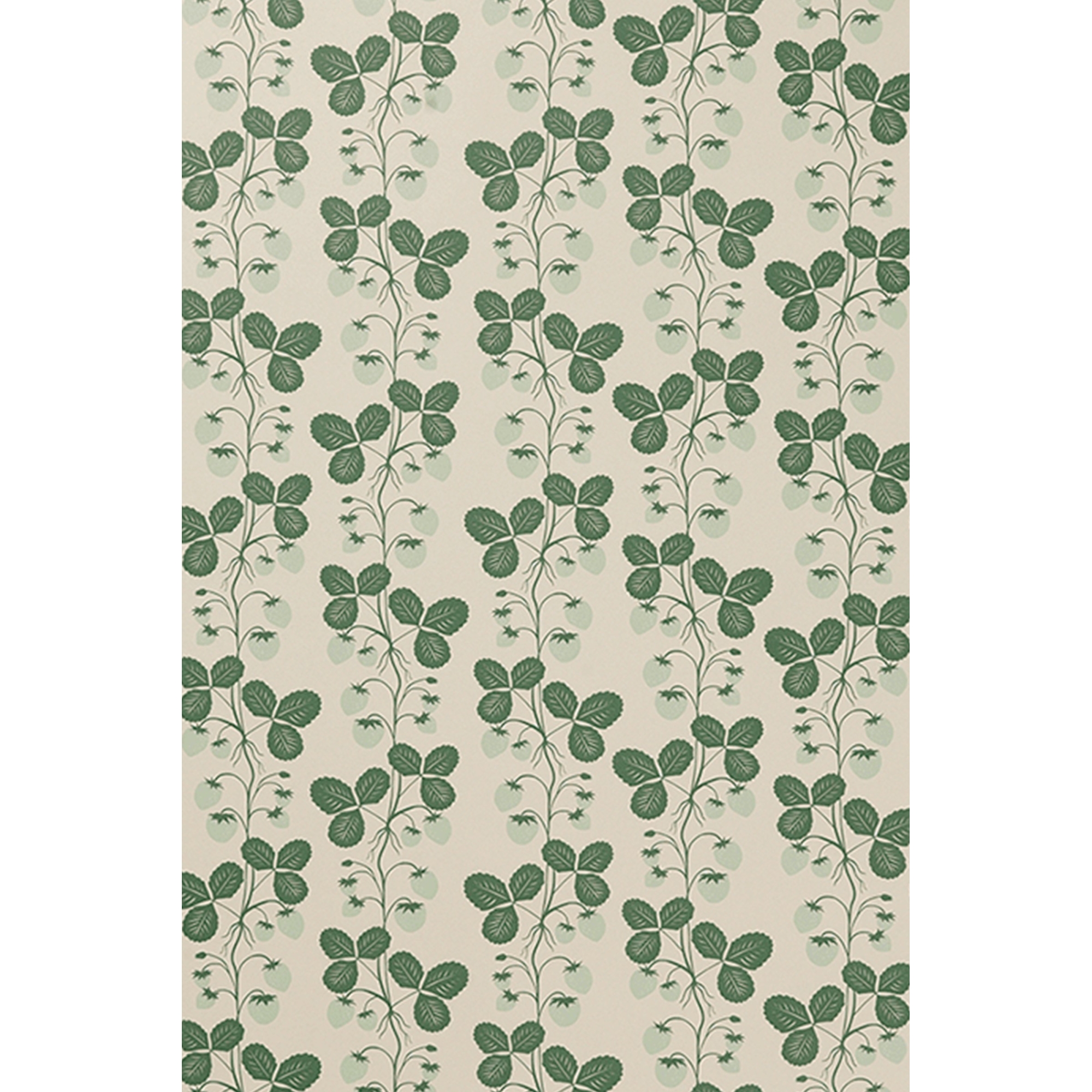 EPUISE - papier peint Strawberry field - Vert - Ferm Living