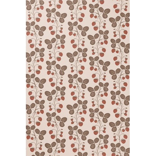 EPUISE - papier peint Strawberry field - Rose - Ferm Living