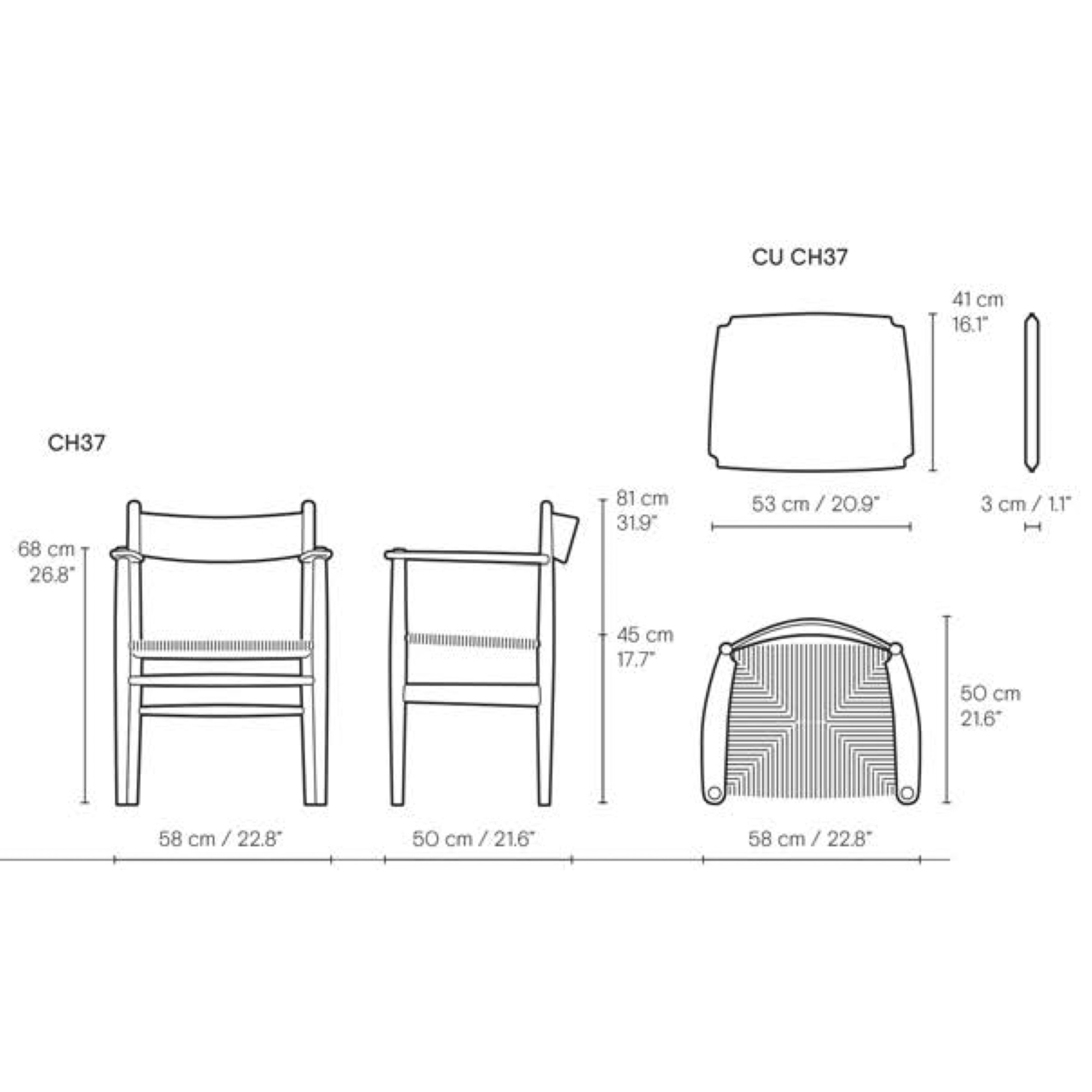 CH37 Chair - Carl Hansen & Søn