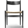 CH36 Chair – black lacquered oak + Natural paper cord - Carl Hansen & Søn