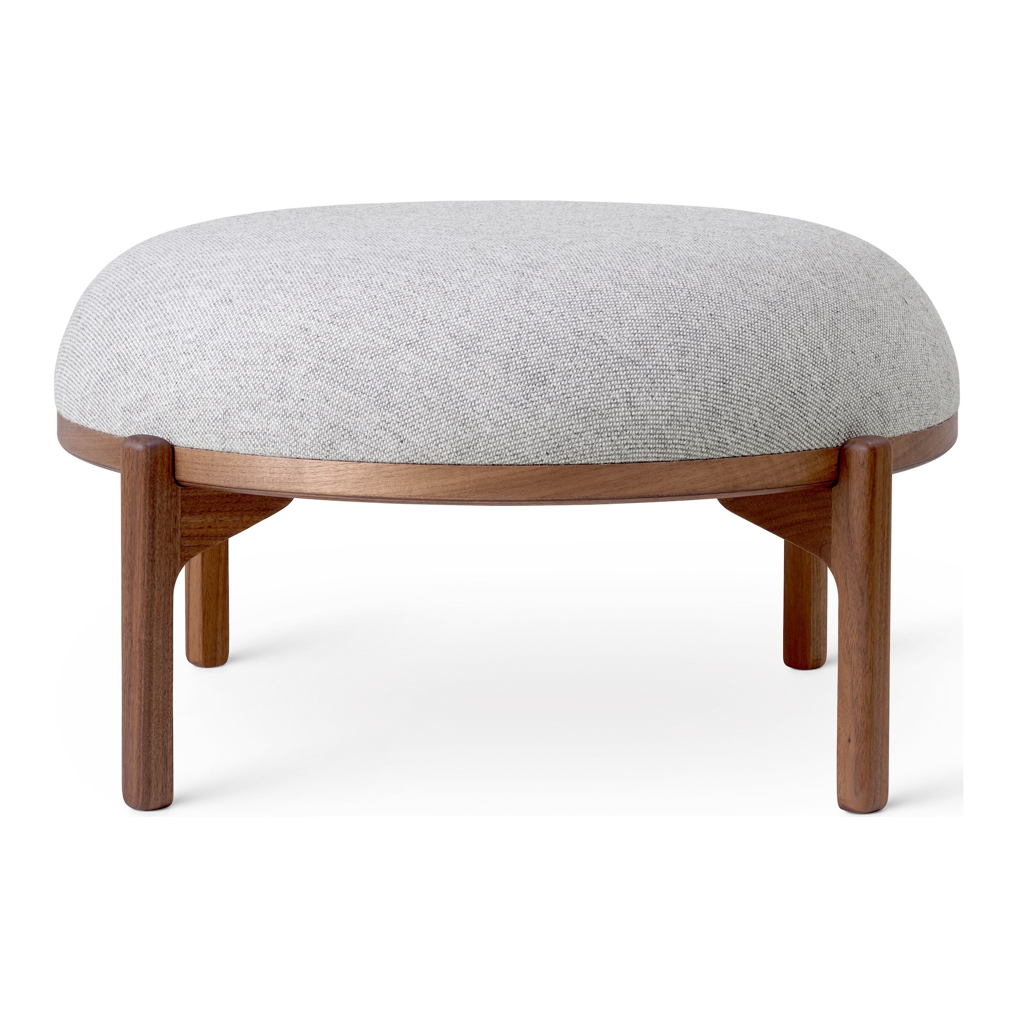 Sideways RF1903F Pouf – Hallingdal 116 + Oiled walnut - Carl Hansen & Søn