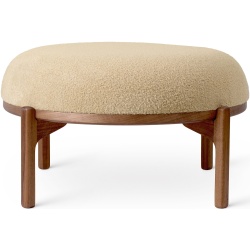 Pouf Sideways RF1903F – Baru 0330 + Noyer huilé - Carl Hansen & Søn