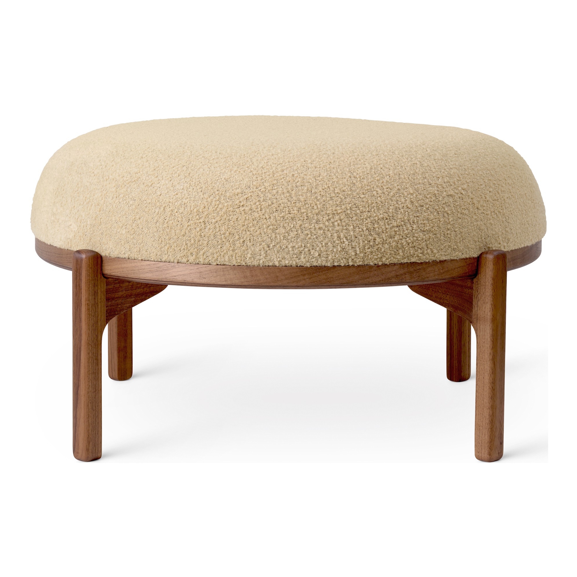 Pouf Sideways RF1903F – Baru 0330 + Noyer huilé - Carl Hansen & Søn