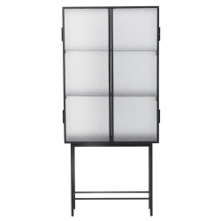 Meuble vitrine Haze - noir - verre armé - Ferm Living