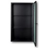 Haze wall cabinet - black - reeded glass - Ferm Living