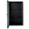 Haze wall cabinet - black - reeded glass - Ferm Living