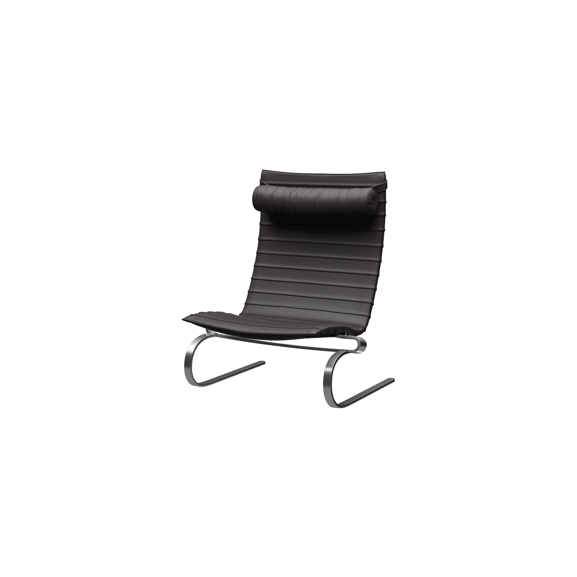 Fauteuil PK20 – Cuir Aura Black Brown - Fritz Hansen