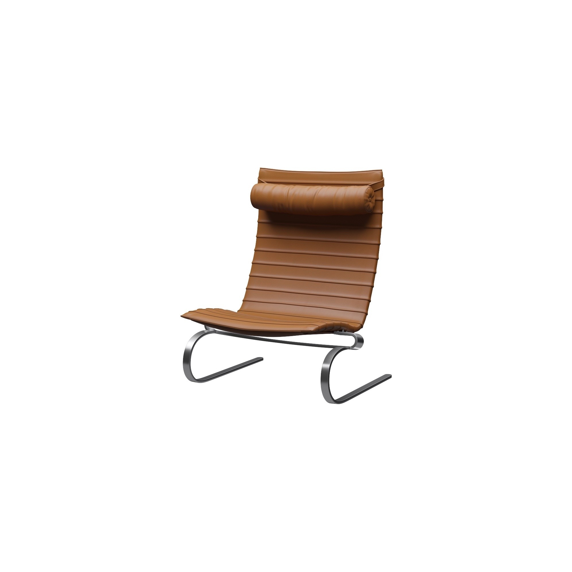 Fauteuil PK20 – Cuir Aura Walnut - Fritz Hansen