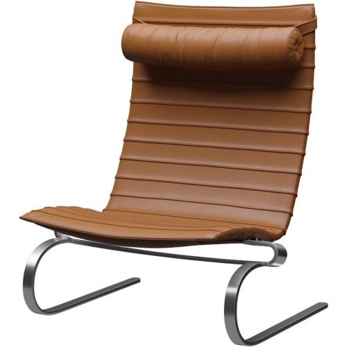 Fauteuil PK20 – Cuir Aura Walnut - Fritz Hansen