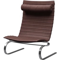 Fauteuil PK20 – Cuir Embrace Chocolate - Fritz Hansen