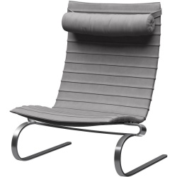 Fauteuil PK20 – Cuir Embrace Concrete - Fritz Hansen