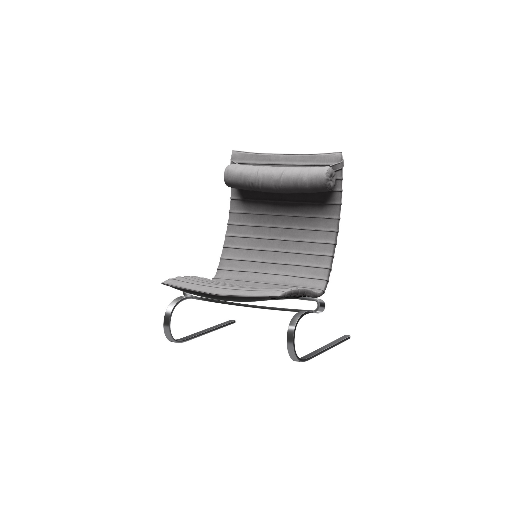 Fauteuil PK20 – Cuir Embrace Concrete - Fritz Hansen