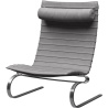 PK20 Lounge chair – Embrace Concrete leather - Fritz Hansen