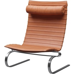 Fauteuil PK20 – Cuir Grace Walnut - Fritz Hansen