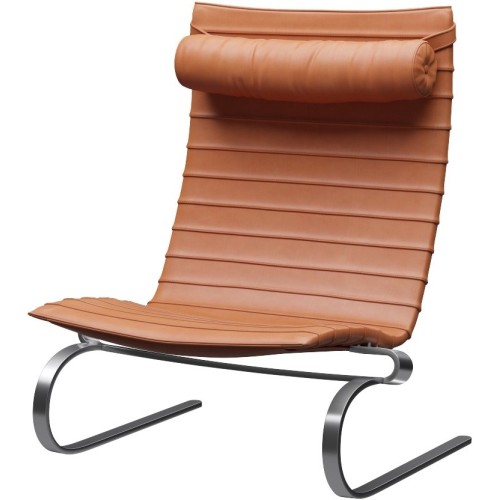 PK20 Lounge chair – Grace Walnut leather - Fritz Hansen