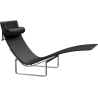 Chaise longue PK24 – Cuir Aura Noir - Fritz Hansen