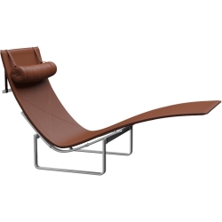 Chaise longue PK24 – Cuir Aura Cognac - Fritz Hansen