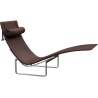 Chaise longue PK24 – Cuir Embrace Chocolate - Fritz Hansen