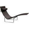 Chaise longue PK24 – Cuir Grace Dark brown - Fritz Hansen